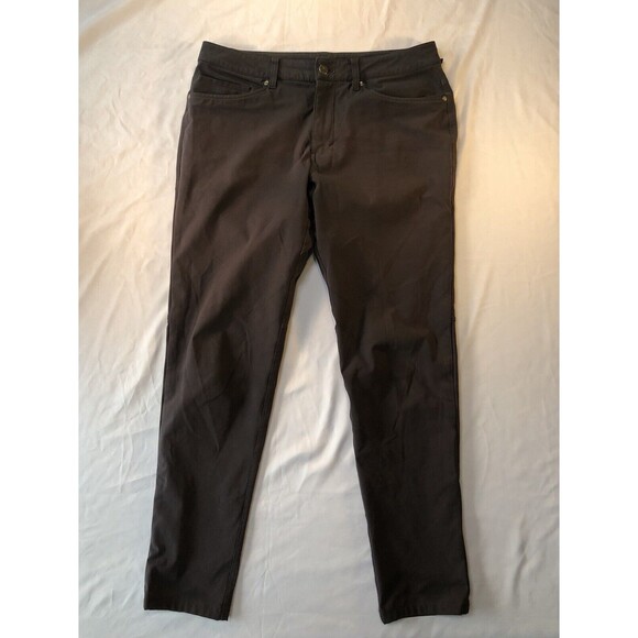 Lululemon ABC Slim Fit Pants Warpstreme Men’s Size 33 x 28.5 Dark Gray - Picture 1 of 12